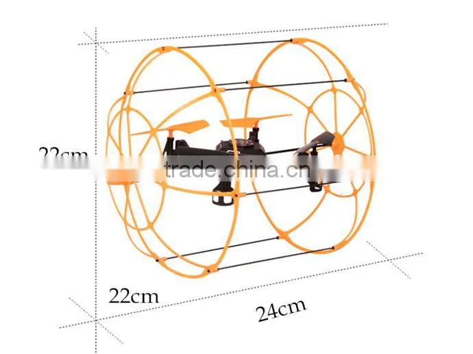 2.4Ghz 4CH wall climbing sky walker rc quadcopter kit remote control helicopter