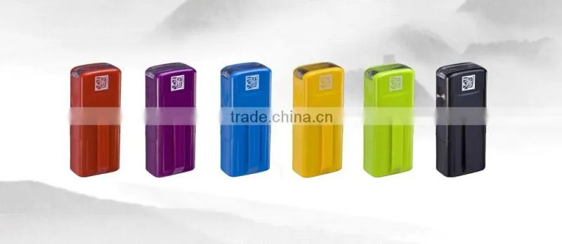 Square 15*6mm Key Chain Pocket Stamp, Mini Name Handy Stamps, Lovely Kids Rubber Stamps,Chirldren Self-Inking stamp
