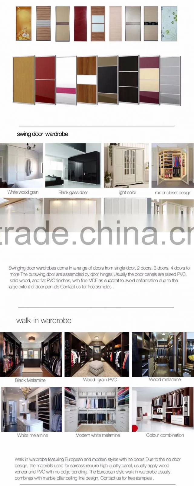 simple design modern style bedroom wardrobe free disign for wardrobe