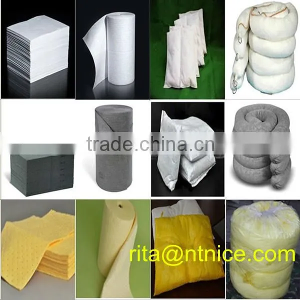 absorbent boom/chemical containment boom