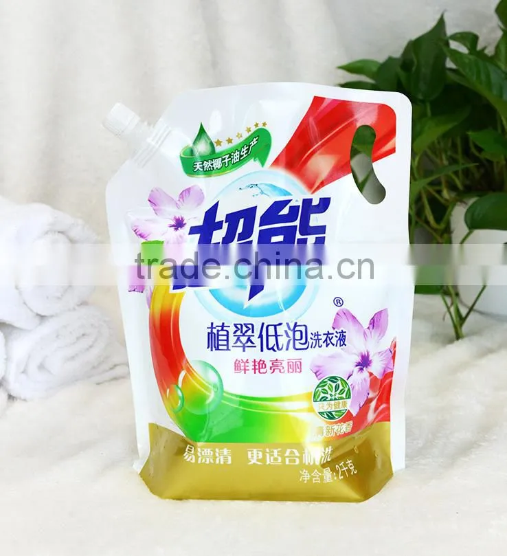 Hot selling Laundry Liquid Spout Pouch with great price