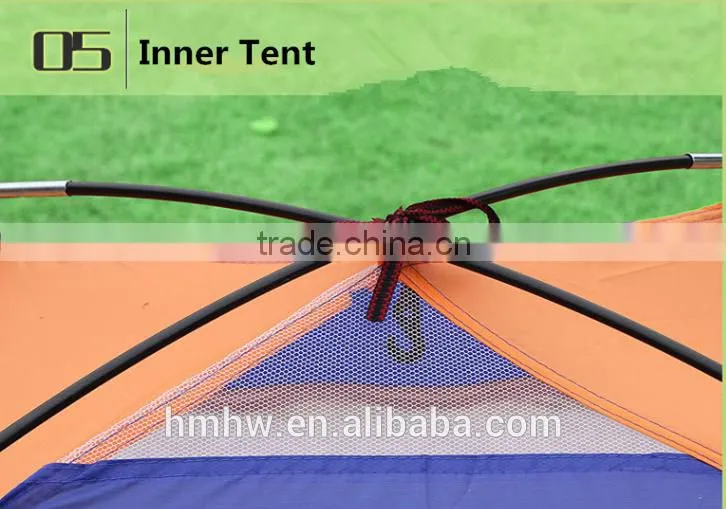2-3 Person Double Layer tent with Fiberglass Pole