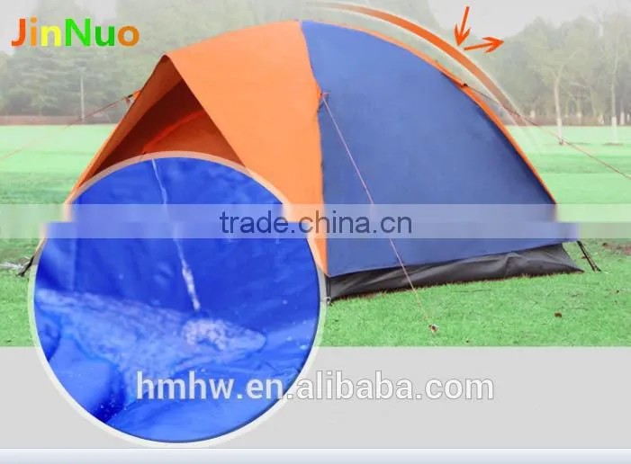 3 Person Outdoor Camping Tent with 7.9 mm Fiberglass Pole