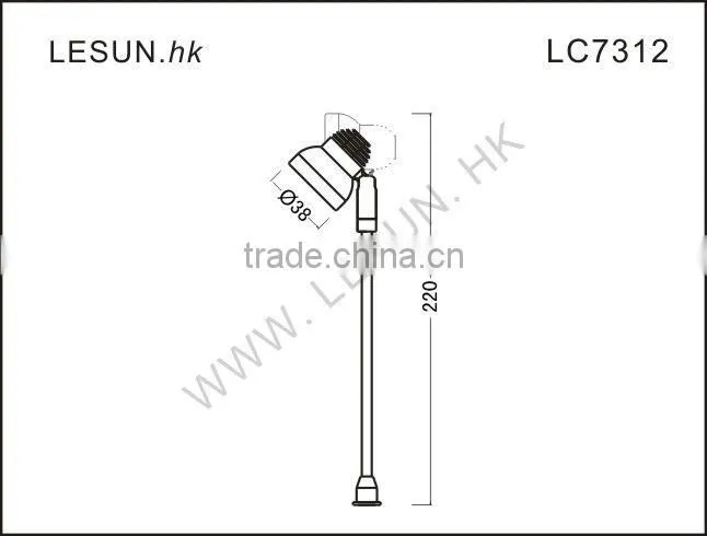 Brightness 3x1W jewelry showcase led light LC7312