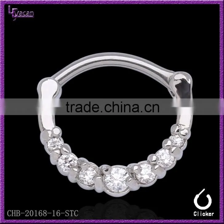 Fashion Free Sample 316L Surgical Steel Fancy Nose Rings