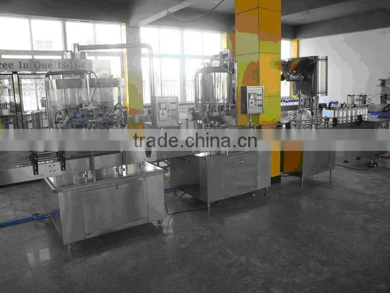 Automatic water washing and filling machine / Mineral water filling plant / complete mineral water bottling plants