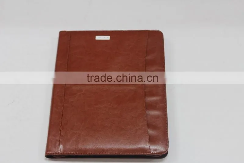 Dongguan factory direct custom file folder, Multi-function managger folder with Tablet PC holder