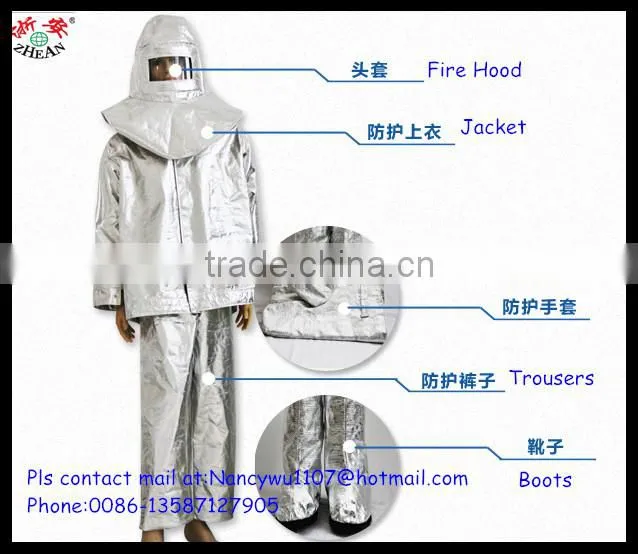 Aluminized Fireman Suit
