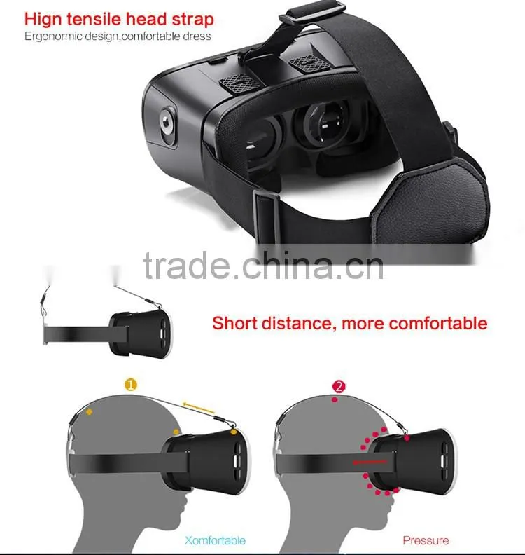 Google cardboard cinema vr46 with white and black