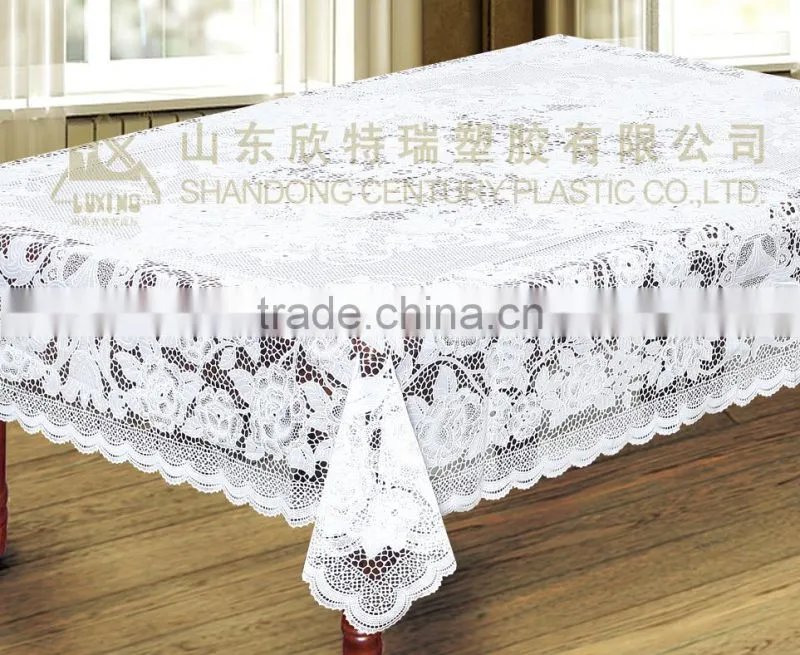 CROCHET VINYL TABLE CLOTH - ZT-304A 137X182CM