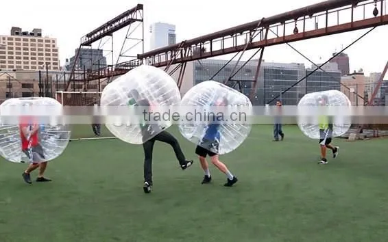 Crazy fun human sized soccer bubble ball, cheap bubble soccer ball
