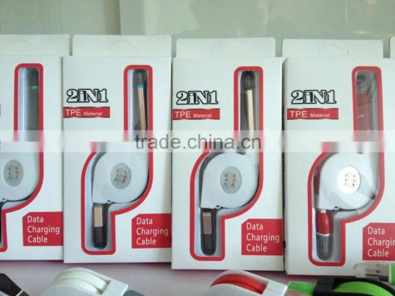New Arrival 2017 Multi-function Usb Charger Cable For Iphone led usb cable