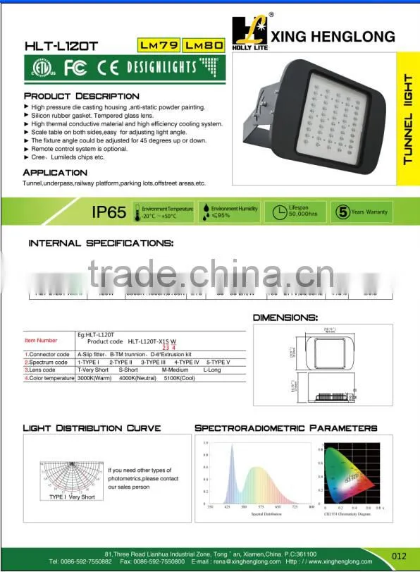 Camera and wifi High Power 120W LED flood light