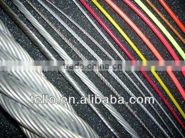 1x19 7x19 stainless steel wire rope