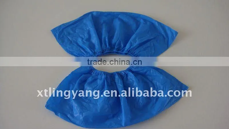 Disposable Plastic Shoe Cover Hand Made Machine Made