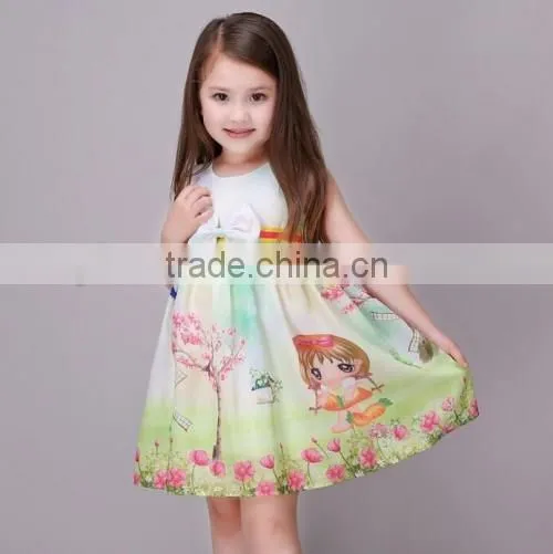 2016 new arrived flower girl kids fashion dresses sweet cute baby kids clothes girls dresses
