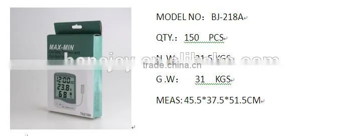 Household digital temperature and humidity display tester monitor