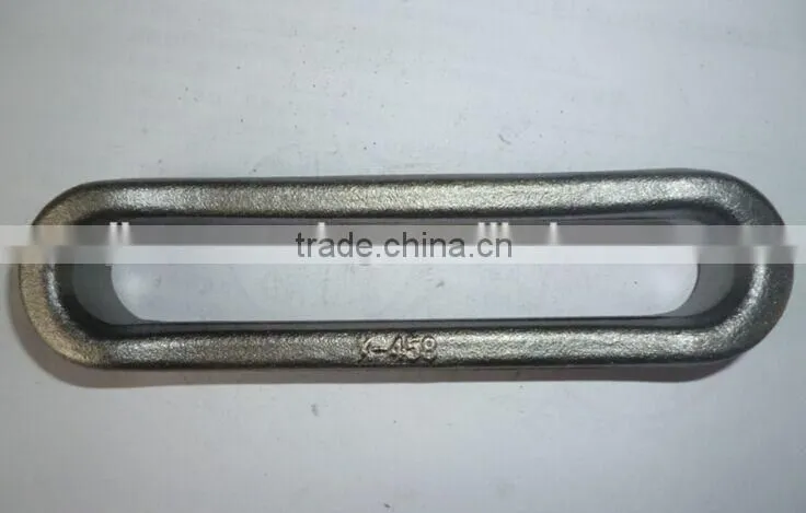 Hot forged Mining machine parts hole pipe connection parts