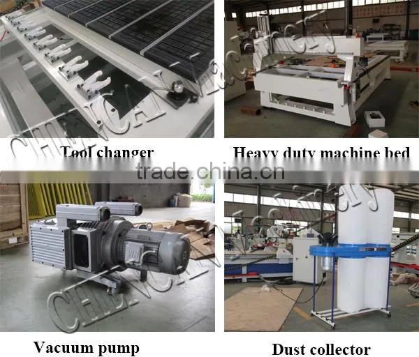 China Density Board 1325 ATC 3D CNC Router Machine Wood Cutting Machine for Sale