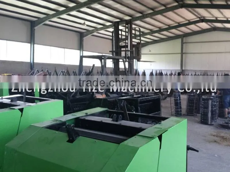 Tractor hay crop bundling machine, Straw hay bundling machine, Straw hay baling machine