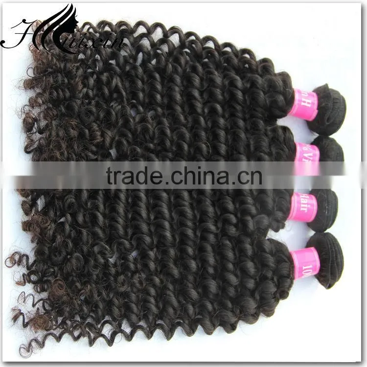 Hot top grade full stock factory price100%unprocessed virgin remy hair soft&full wholesale virgin 6A remy italian deep wave hair