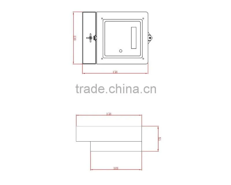 ISO9001 approved single phase electric meter