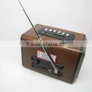 Wooden Mini Speaker,colorful LED light MD-96