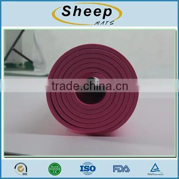 Made in China light weight yoga exercise pvc fitness mat