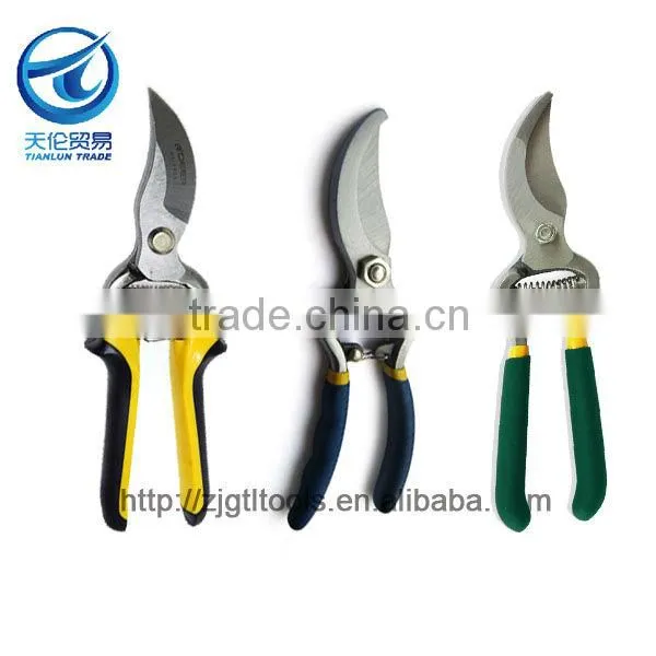 High leverage garden trimming scissors