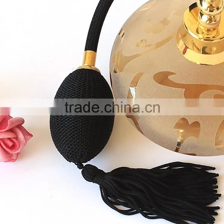 hand blown frosted glass perfume bottle , airbag scent bottle , reed diffuser atomizer sprayer