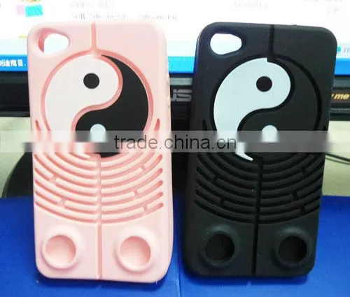 Creative Slicone Rubber Case for iPhone