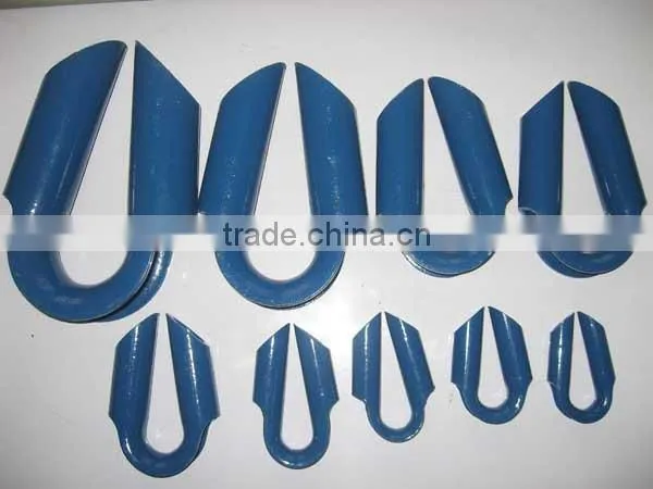 Various galvanized carbon steel wire rope tube thimble