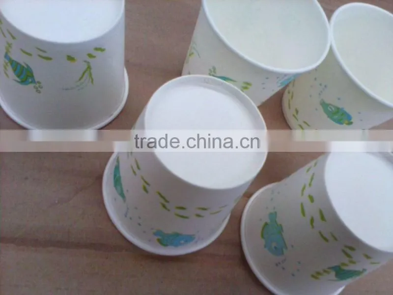 disposable coffee paper cups with cartoon design