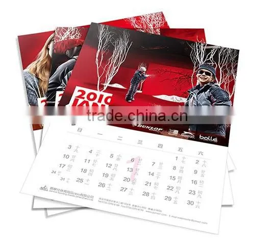 2014 newly desk calendar design