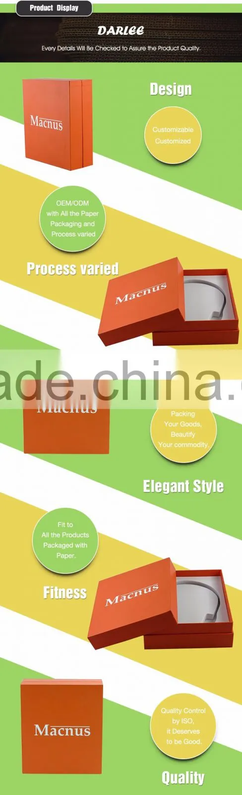 China paper box earphone package box with lid