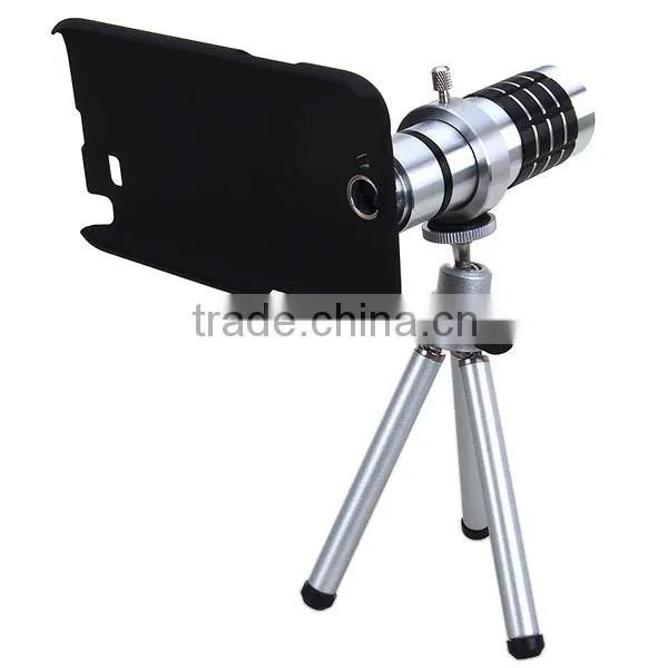 12X Zoom Telescope Camera Lens With Tripod For Samsung Galaxy Note II 2 N7100