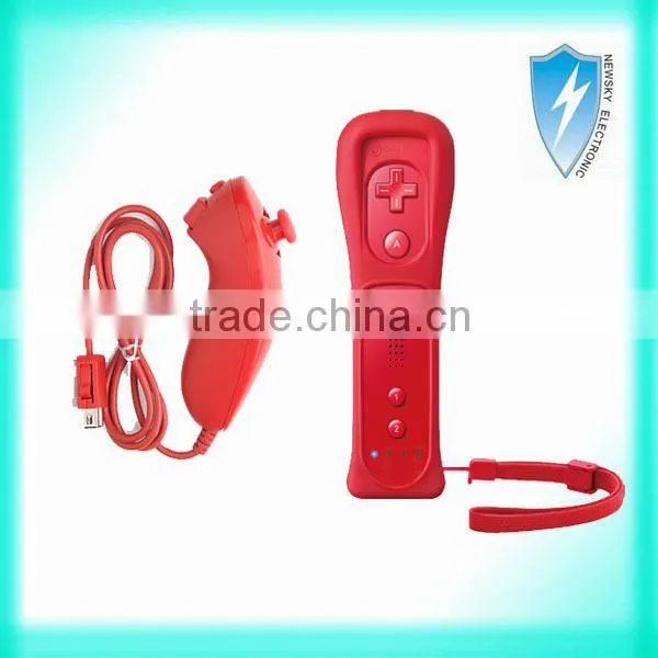 Remote and nunchuck controller for wiiMotion plus for wii controller wholesale