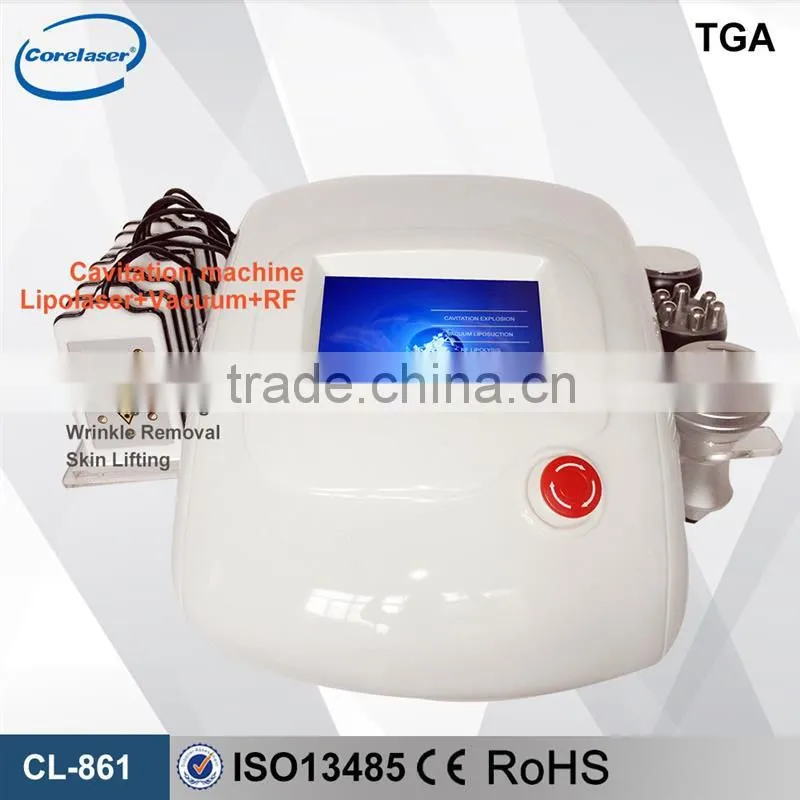 2014 Professional semiconductor laser treatment instrument cavitation fat burning instrument