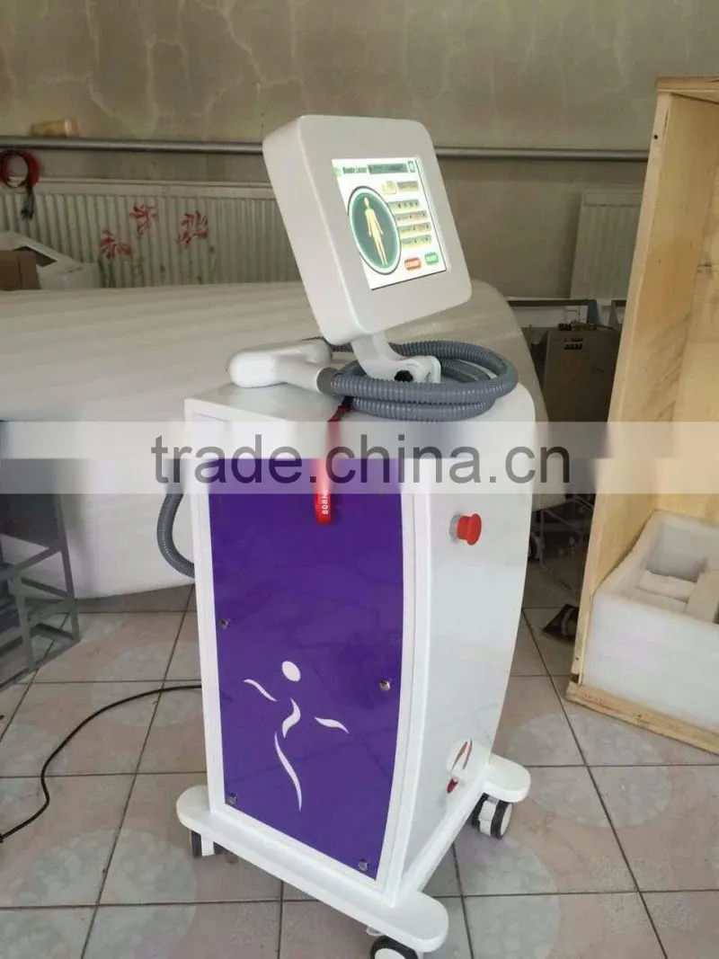 Diode 808nm diode laser depilation machine for permanent hair removal