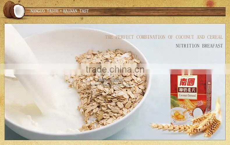 coconut milk flavored instant cereal for Nutrition breakfast