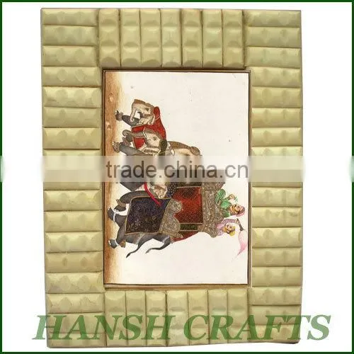 designe horn photo frame 6x6 hanamde design photo frame picture frame