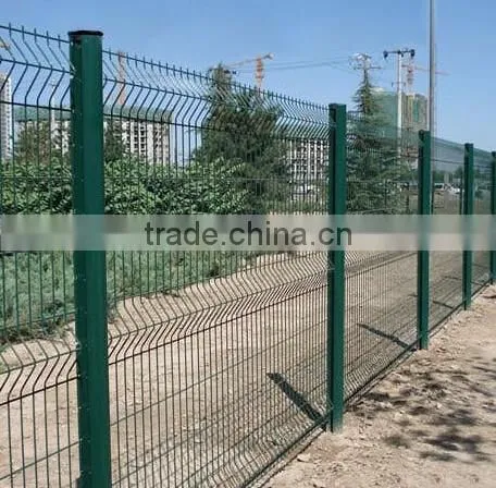 easily assembled Peach post PVC coated fence panel