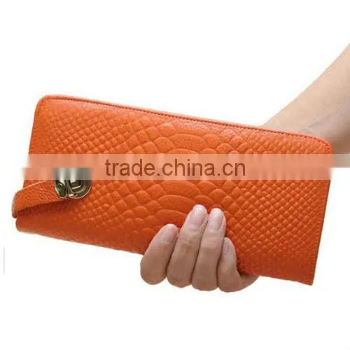 Big Aura Europe and the American Alligator Cow Leather Wallet/Purses (BCN003)