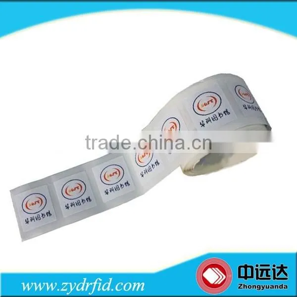 13.56MHz HF adhesive rfid library book tag