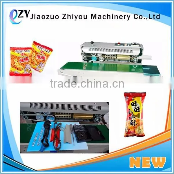 zhiyou semi automatic film impulse sealer heat sealing machine for plastic bag