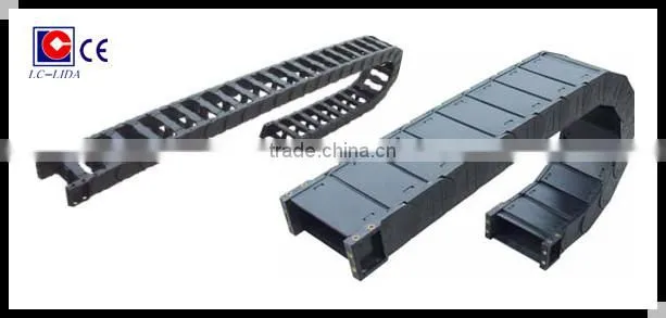 bridge type & fully enclosed Type and Plastic Material drag chain