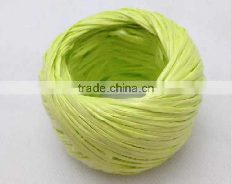 green color 30 grams pp raffia ball for gardening