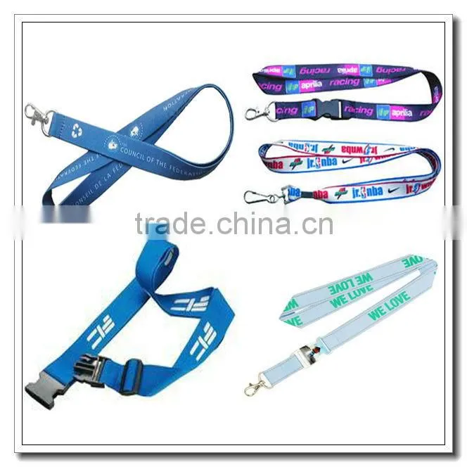 Polyester rhinestone lanyard with keychain for kids evening gowns