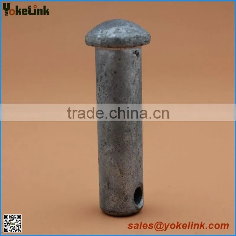 Universal adjustable clevis pin for tractor parts