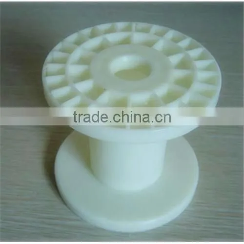 plastic white bobbin spools for cable wire